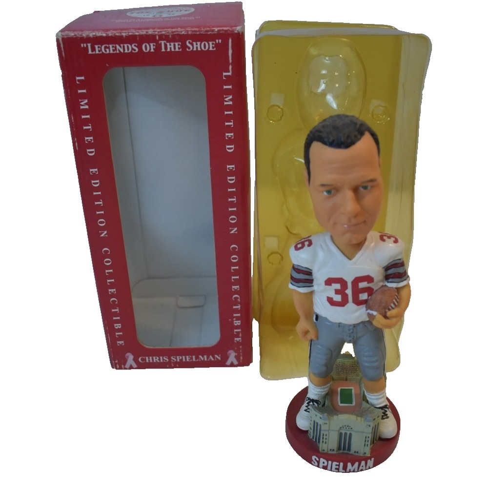 Ohio State Buckeyes Chris Spielman #36 Legends of the Shoes Bobblehead w/ Box